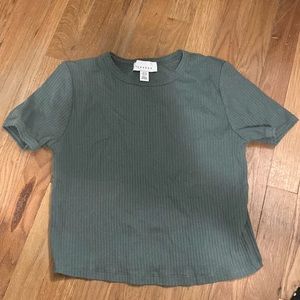 Top shop crop tshirt